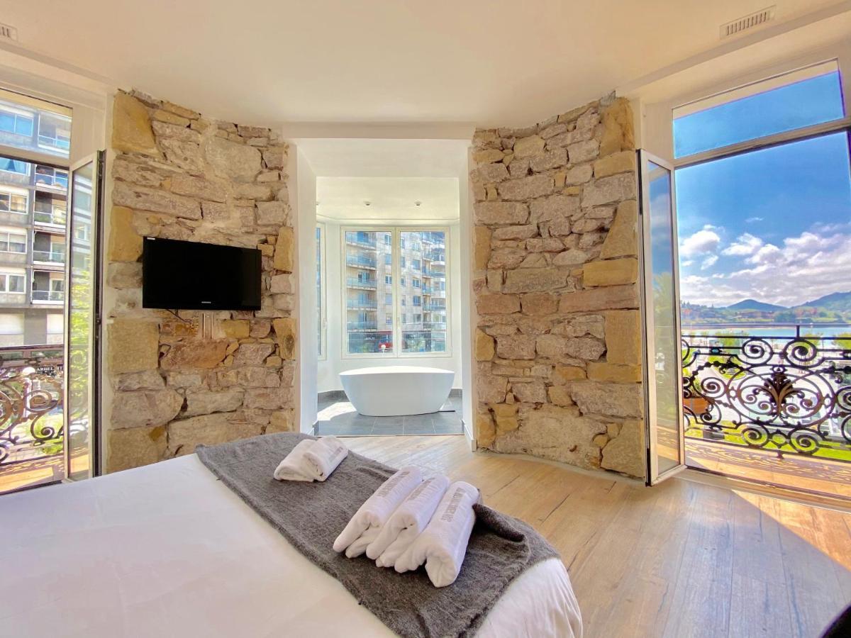 Mirandoalaconcha Rooms San Sebastian Bagian luar foto