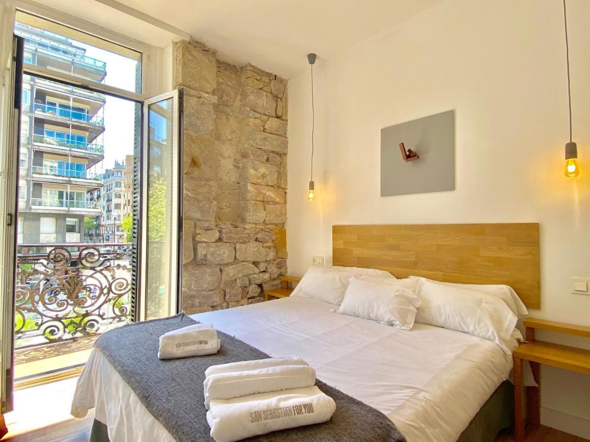 Mirandoalaconcha Rooms San Sebastian Bagian luar foto
