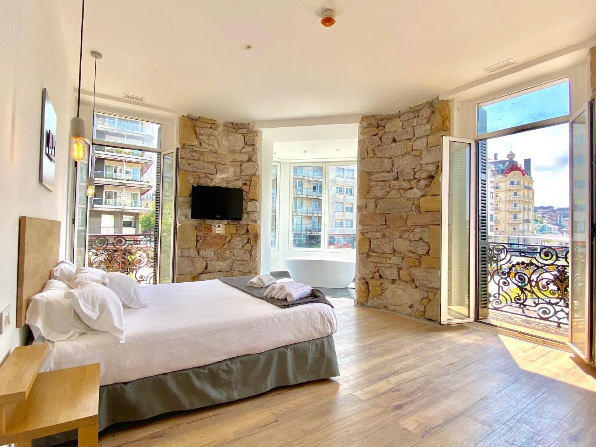 Mirandoalaconcha Rooms San Sebastian Bagian luar foto