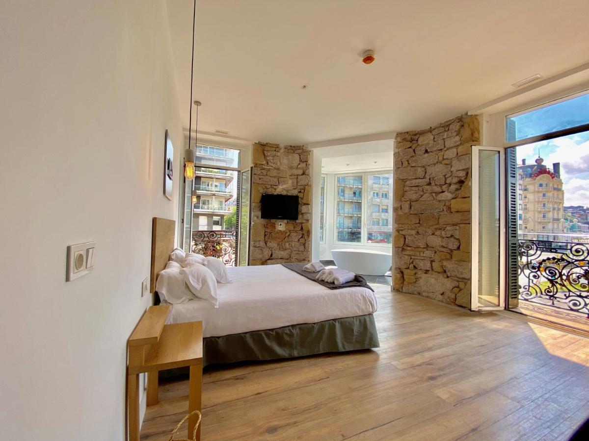 Mirandoalaconcha Rooms San Sebastian Bagian luar foto