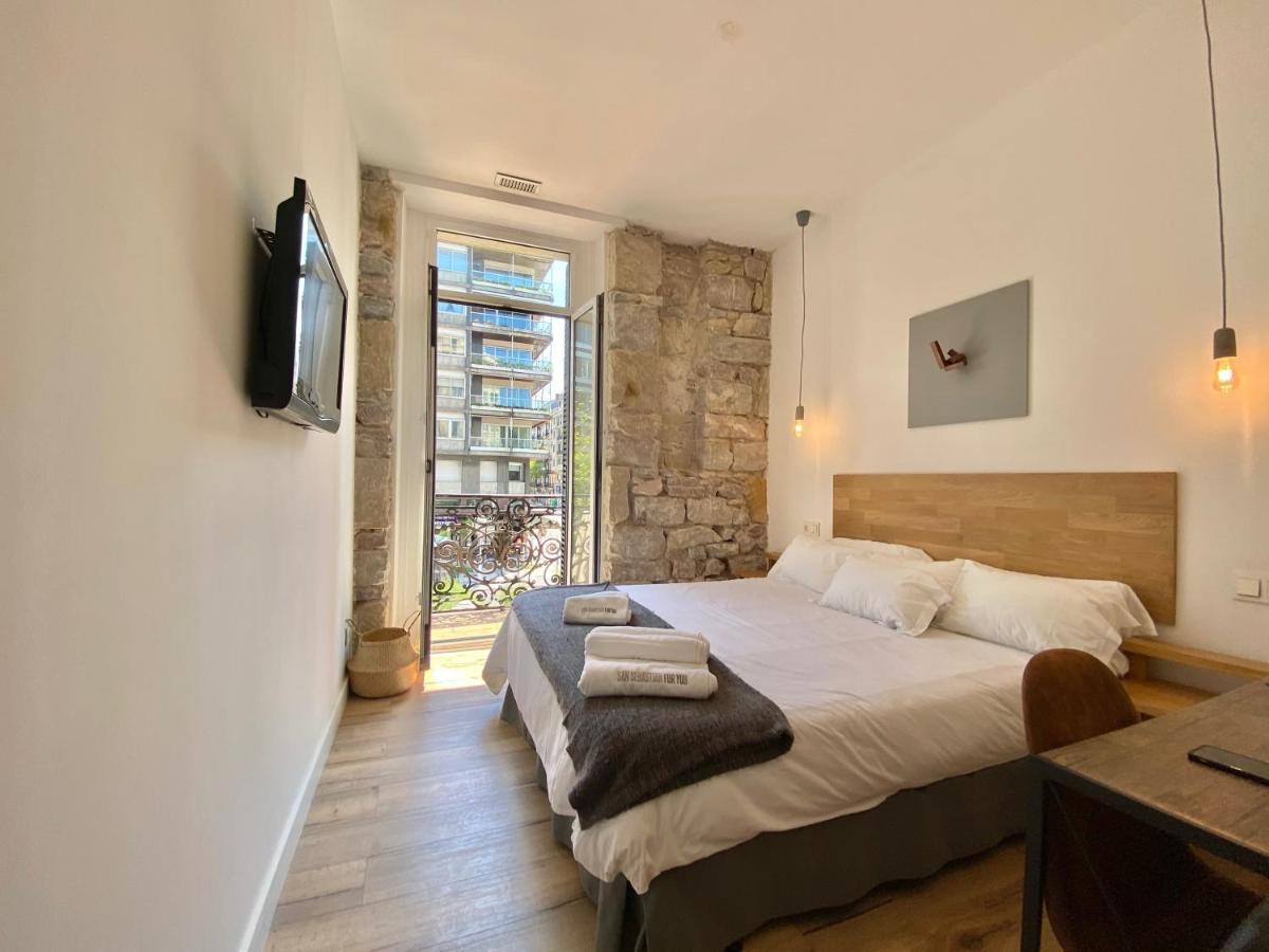 Mirandoalaconcha Rooms San Sebastian Bagian luar foto