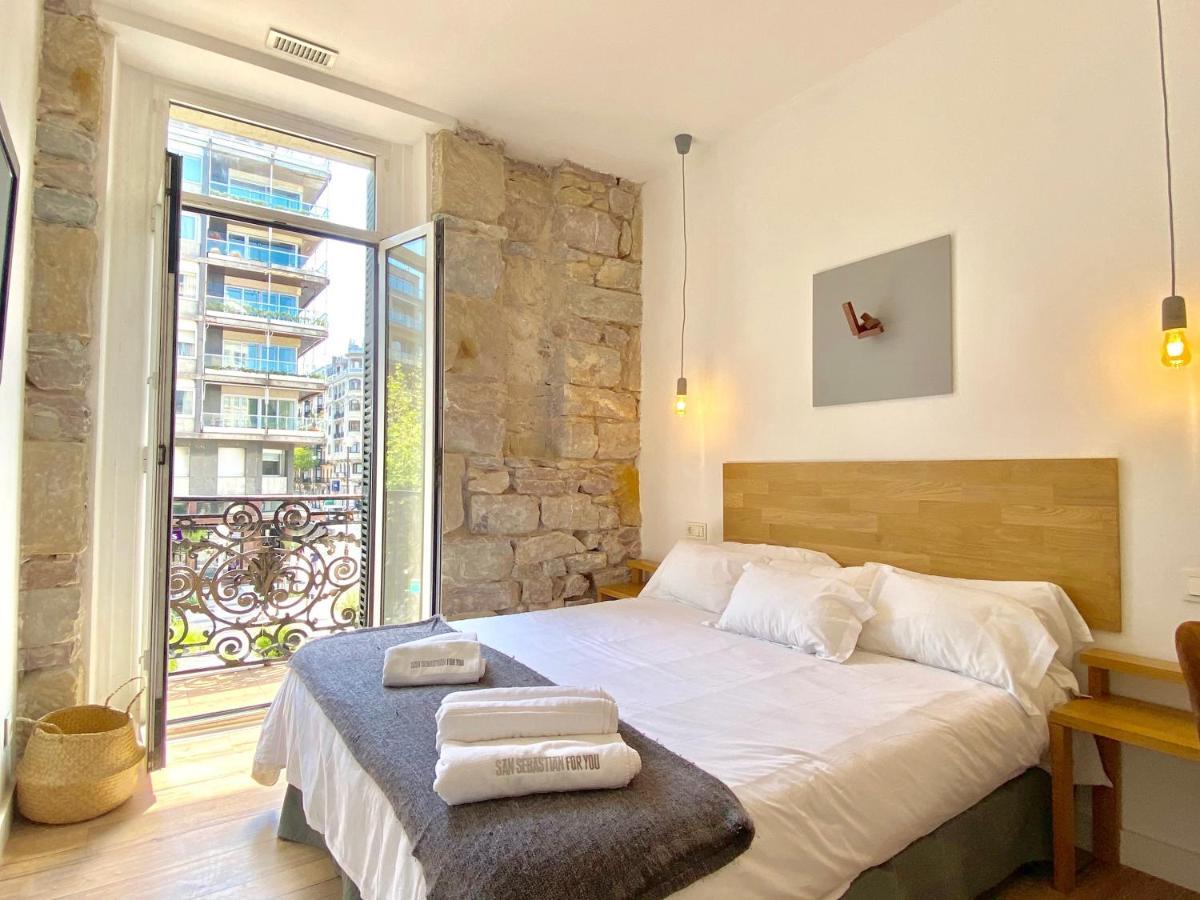 Mirandoalaconcha Rooms San Sebastian Bagian luar foto