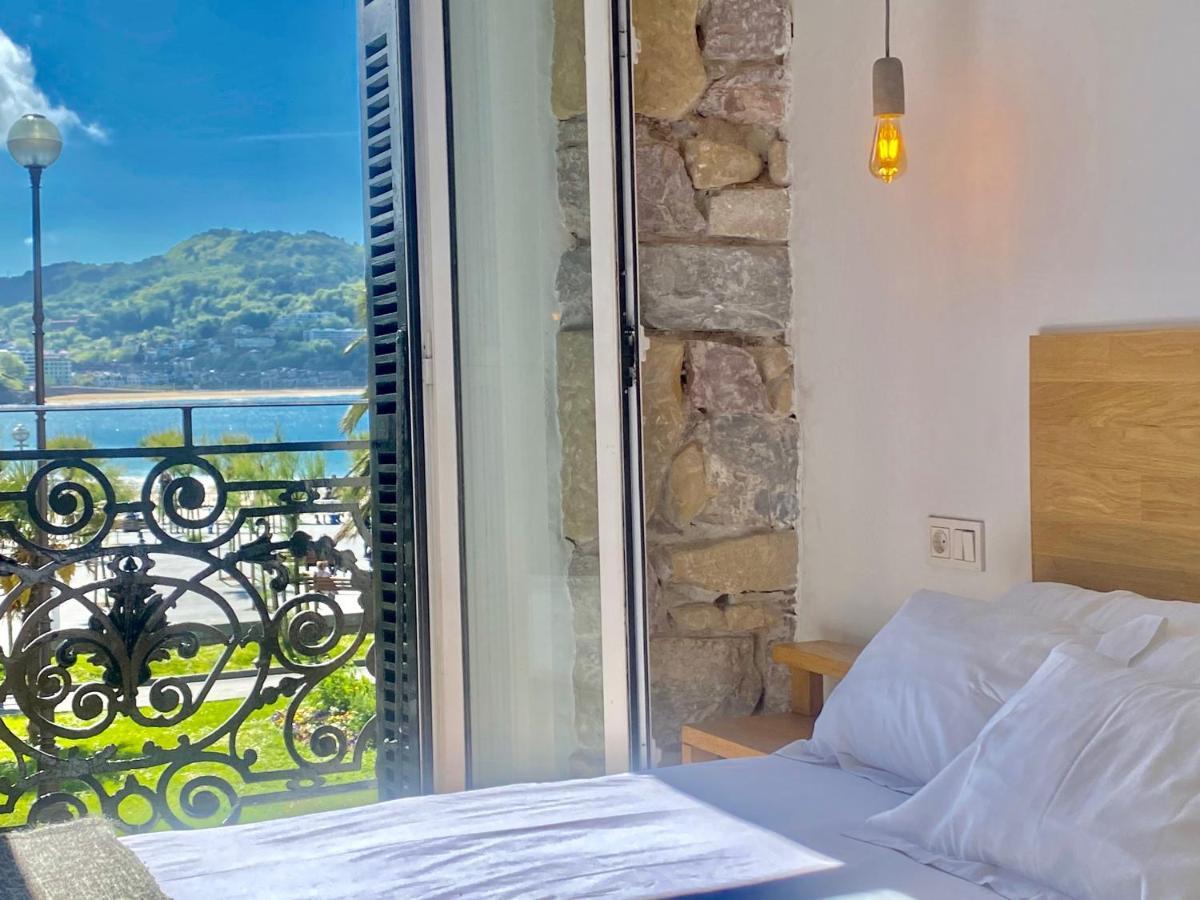 Mirandoalaconcha Rooms San Sebastian Bagian luar foto