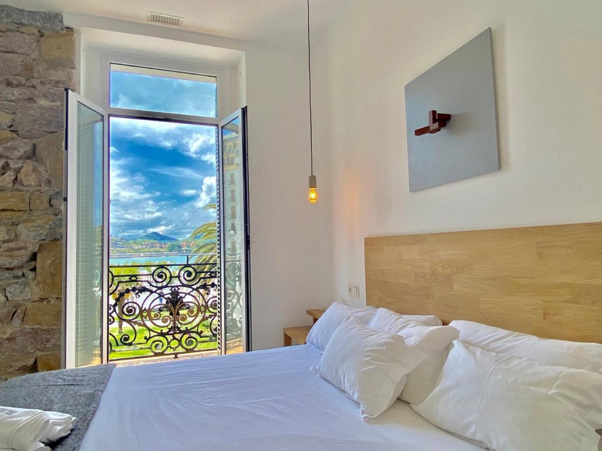 Mirandoalaconcha Rooms San Sebastian Bagian luar foto