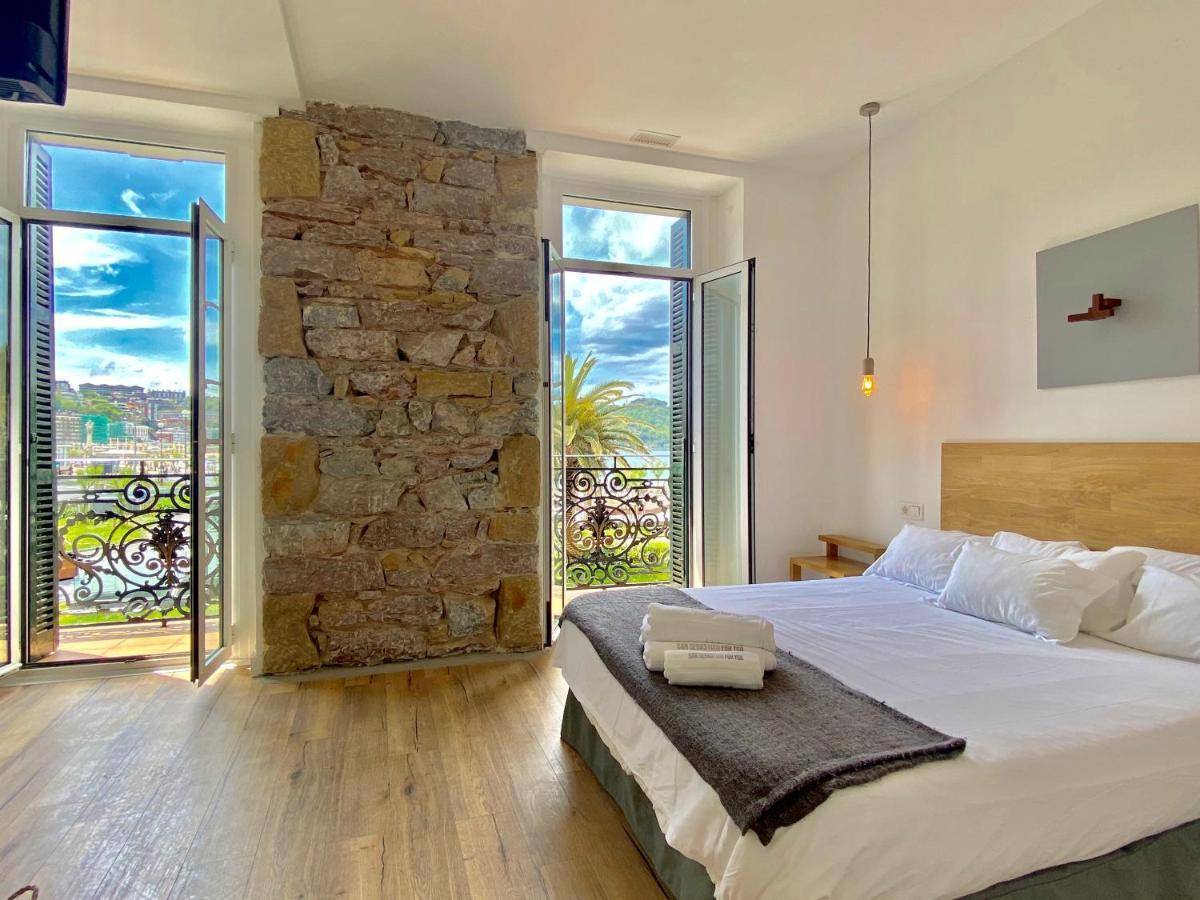 Mirandoalaconcha Rooms San Sebastian Bagian luar foto
